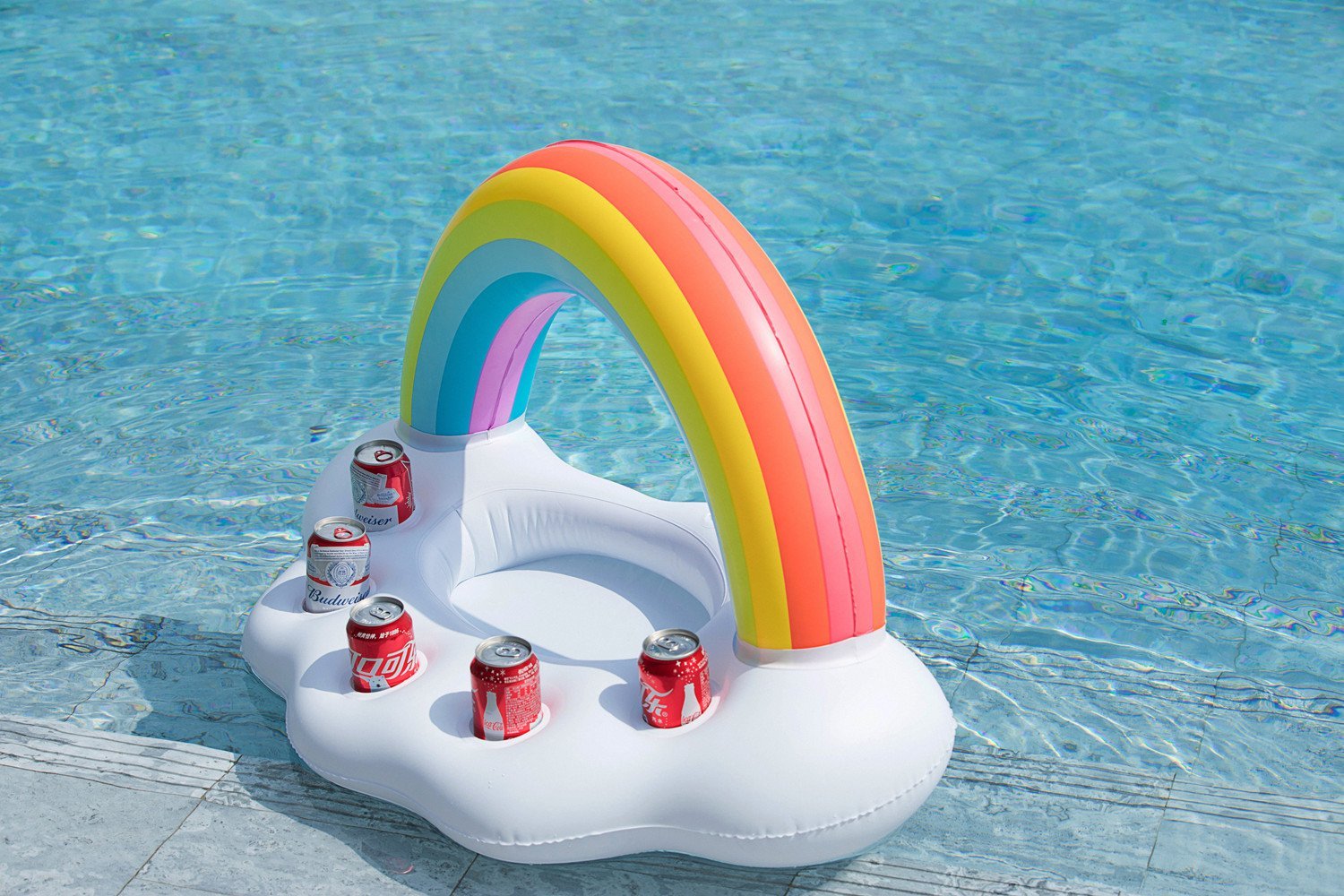 All Float™ Rainbow Drink Holder Float