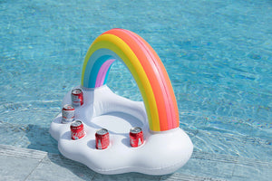 All Float™ Rainbow Drink Holder Float