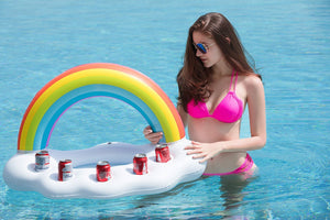 All Float™ Rainbow Drink Holder Float